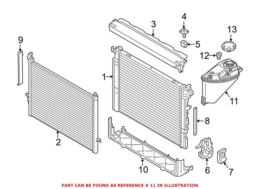 BMW Engine Coolant Reservoir 17138689765